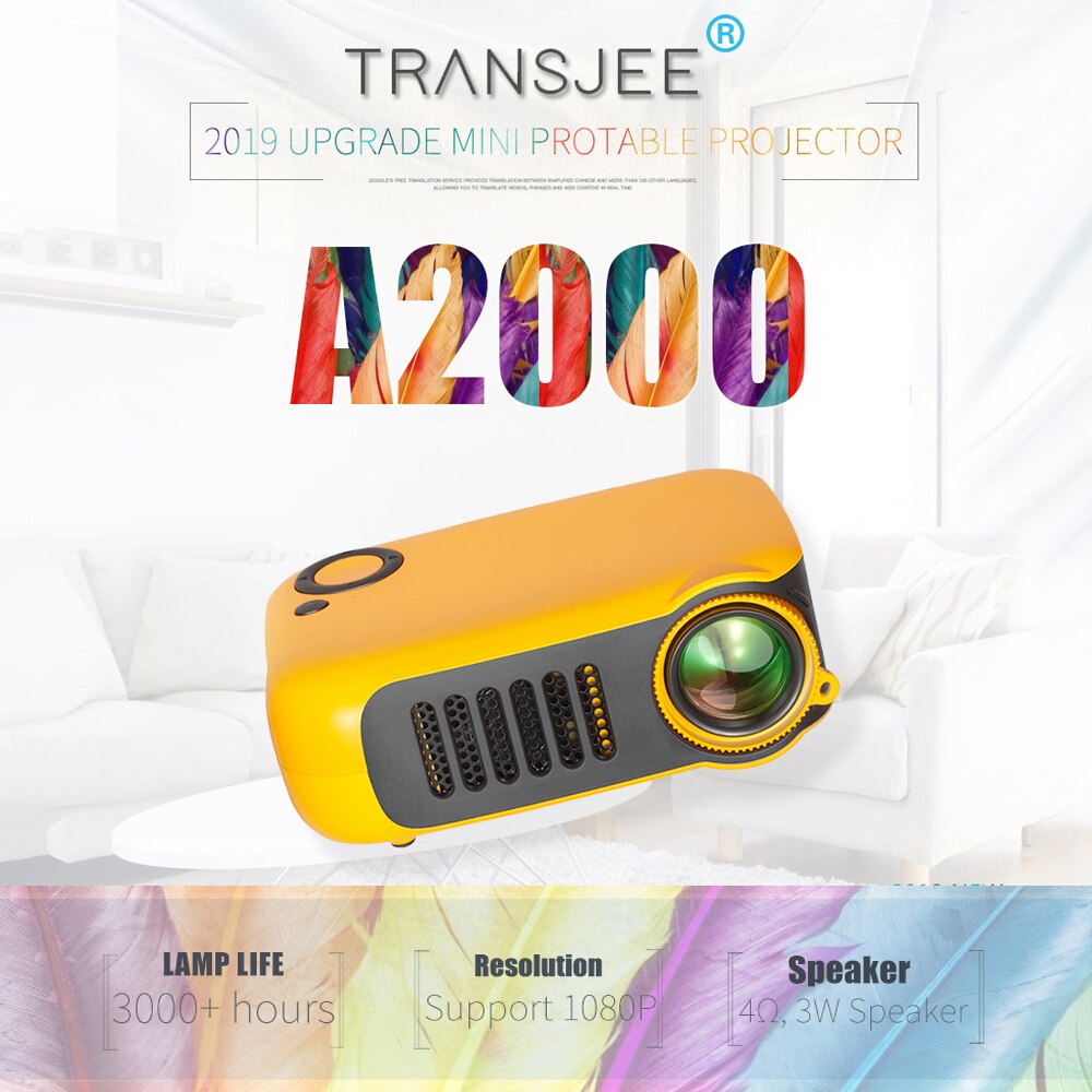 Mini Portable Projector 800 lumen Supports 1080P LCD 50,000 Hours Lamp Life Home Theater Video Projector Support Power Bank Mini Portable Projector 800 lumen Supports 1080P LCD 50,000 Hours Lamp Life Home Theater Video Projector Support Power Bank
