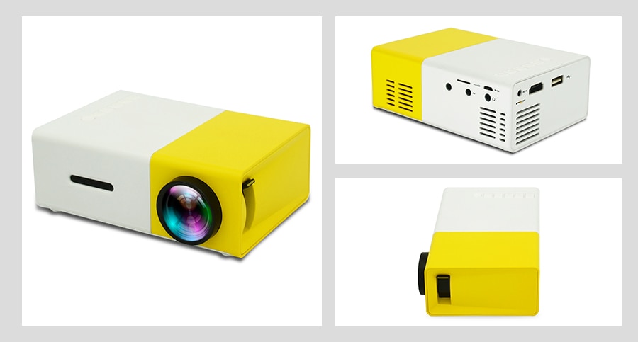 Touyinger YG-300 yg 300 Mini Portable Pocket LED Projector Beamer YG300 YG310 LCD Video Proyector Gift For Kids HDMI / SD / USB