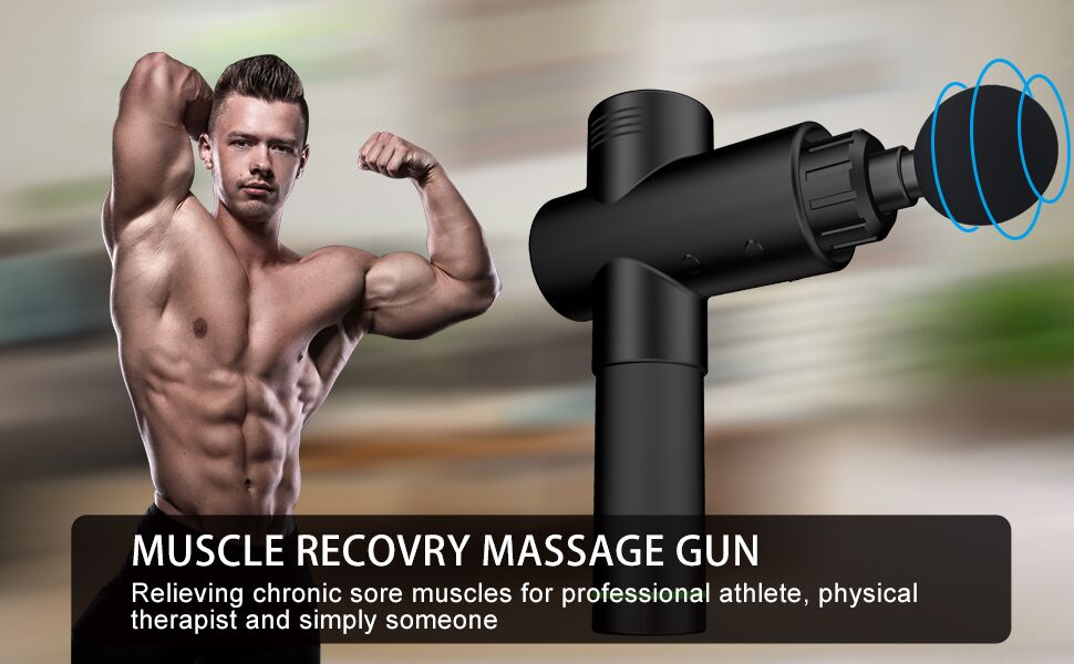 Muscle Massage Gun Sport Therapy Massager Body Relaxation Vibrador Pain