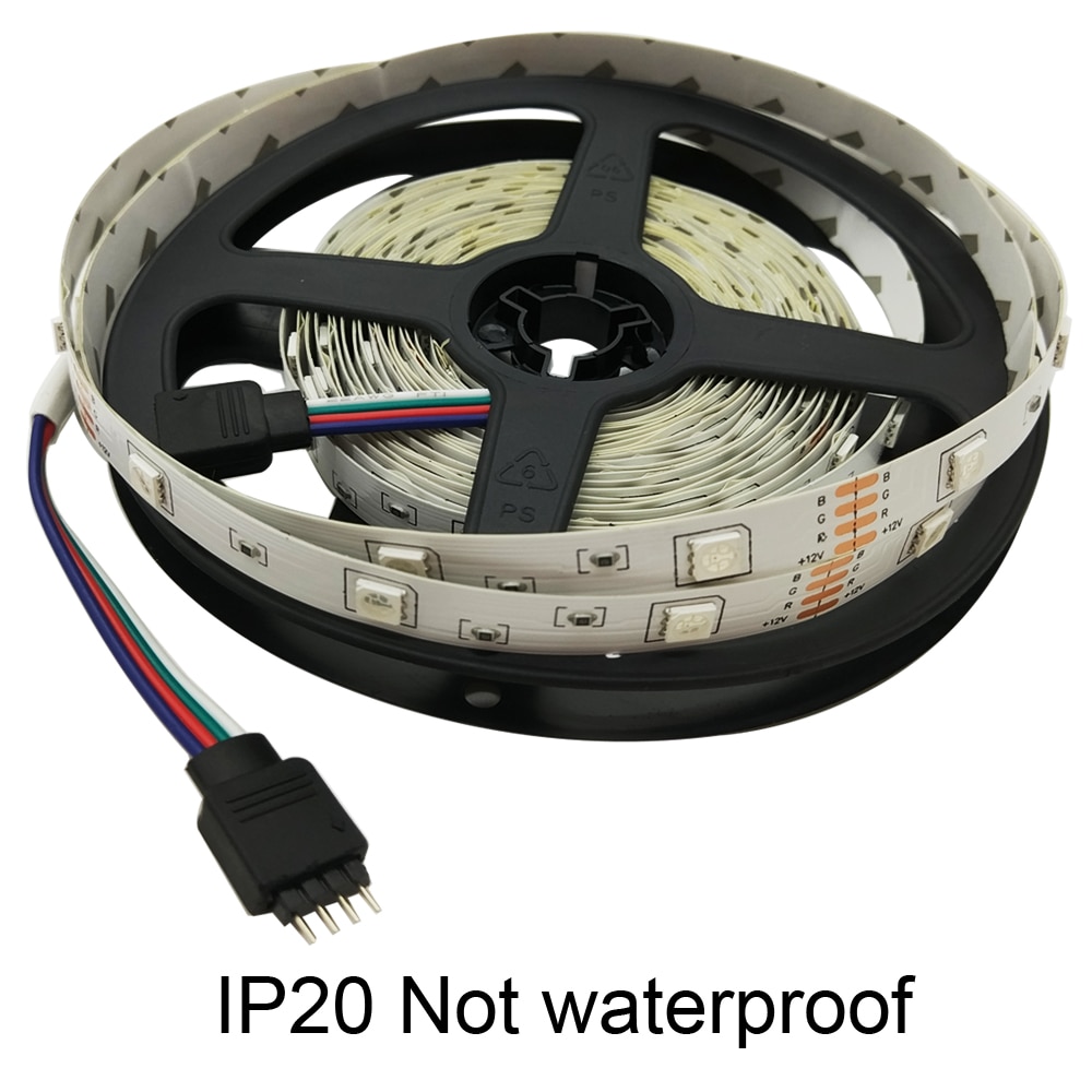 LED Strip Light RGB 5050 SMD 2835 Flexible Ribbon fita led light strip RGB 5M 10M 15M Tape Diode DC 12V+ Remote Control +Adapter LED Strip Light RGB 5050 SMD 2835 Flexible Ribbon fita led light strip RGB 5M 10M 15M Tape Diode DC 12V+ Remote Control +Adapter