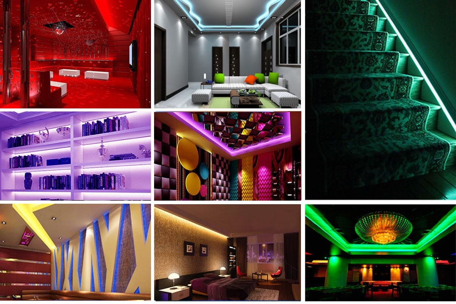 LED Strip Light RGB 5050 SMD 2835 Flexible Ribbon fita led light strip RGB 5M 10M 15M Tape Diode DC 12V+ Remote Control +Adapter LED Strip Light RGB 5050 SMD 2835 Flexible Ribbon fita led light strip RGB 5M 10M 15M Tape Diode DC 12V+ Remote Control +Adapter