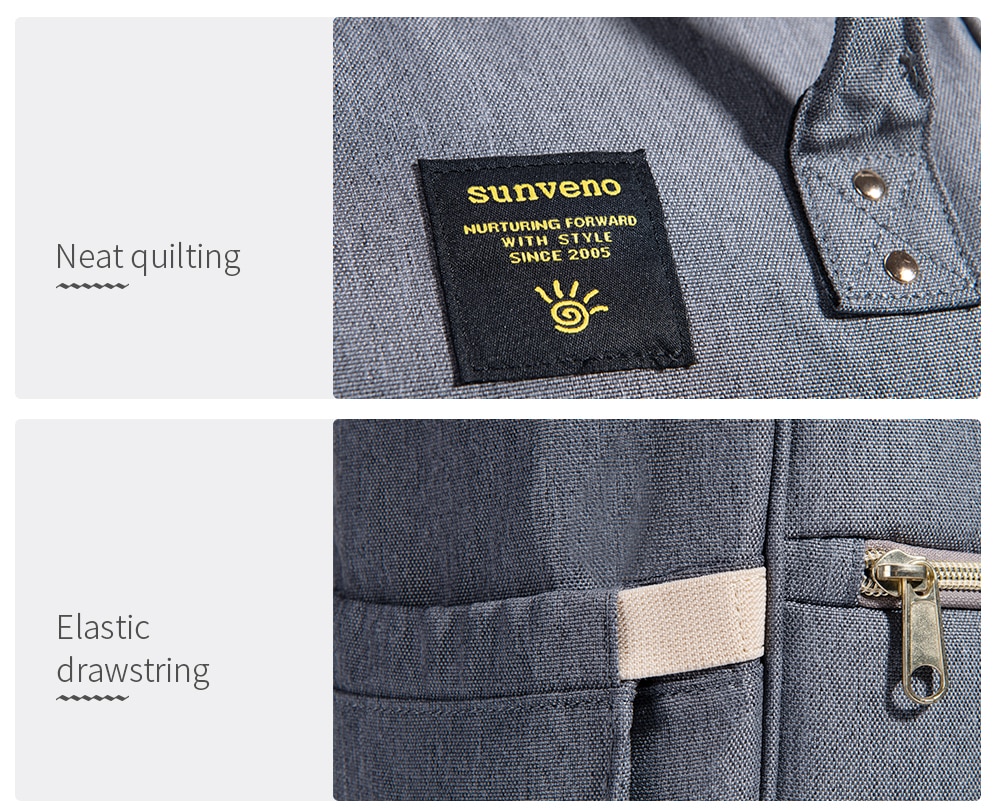 SUNVENO Fashion Mummy Maternity Diaper Bag Large Nursing Bag Travel Backpack Designer Stroller Baby Bag Baby Care Nappy Backpack