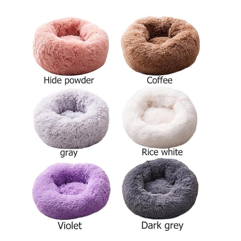 Soft Dog Bed Washable Long Plush Dog Kennel Cat House Mats Sofa For Dog Chihuahua Dog Basket Warm Pet Bed