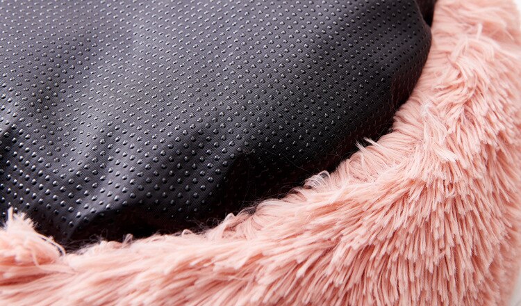 Luxury Soft Plush Dog Bed Round Shape Sleeping Bag Kennel Cat Puppy Sofa Bed Pet House Winter Warm Beds Cushion Superior Comfort